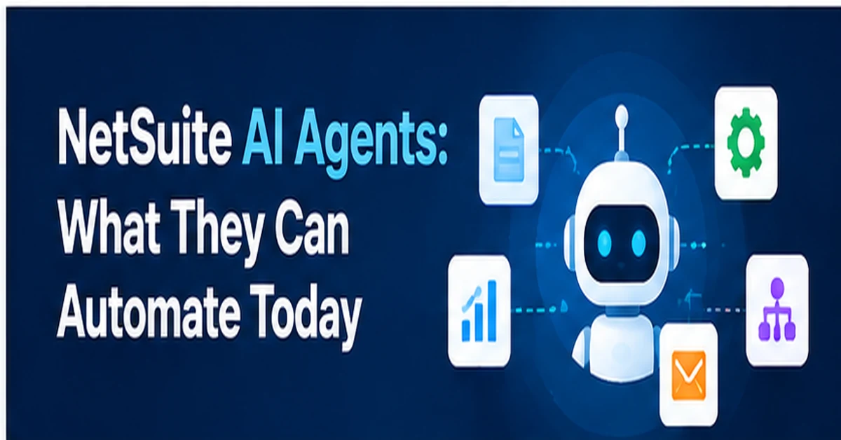 AI agent automating business tasks and workflows in NetSuite