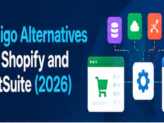 celigo-alternatives-shopify-netsuite-2026 Shopify and NetSuite connected through alternative integration platforms